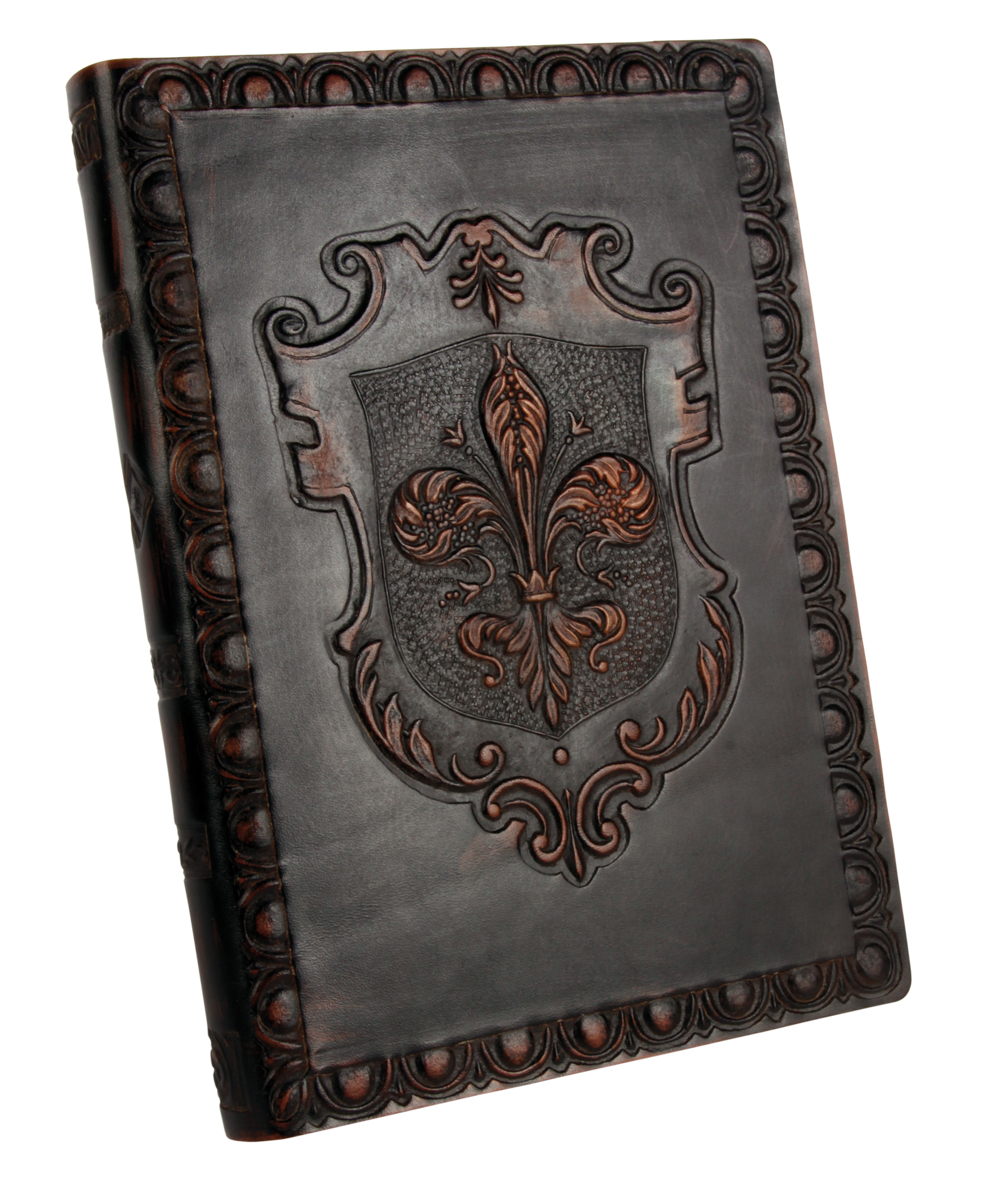 Block Style Genuine Leather Journal